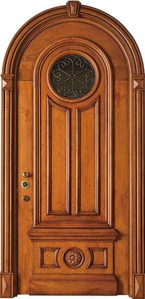 steel wood security armored door