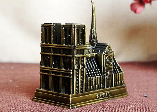 Metal Alloy DIY Craft Gifts Well - Known World Building / Notre Dame De Paris 3D Model