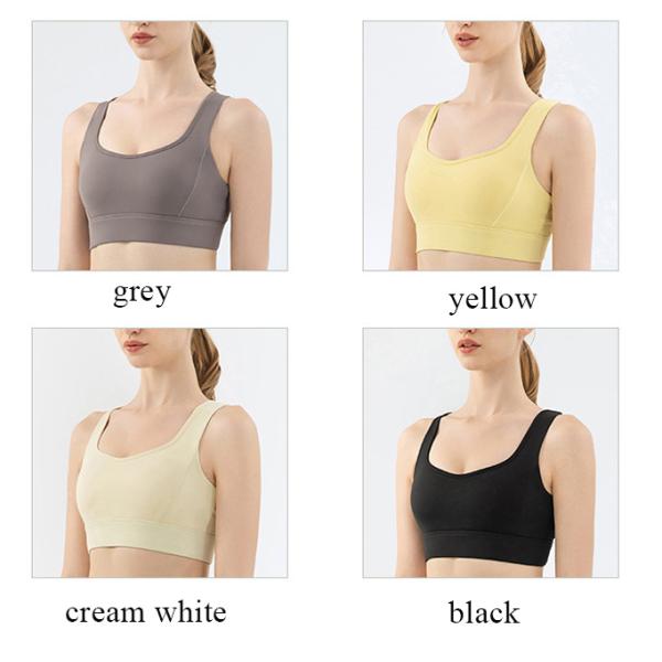 Nylon Water Drop Yoga Bra High-intensity Women Sports Underwear