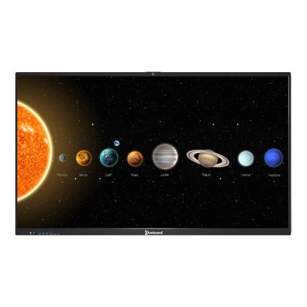 Qtenboard 4K Resolution Interactive Whiteboard with 40-50 Touch Points and Android 14.0 & Windows 10/11 Support