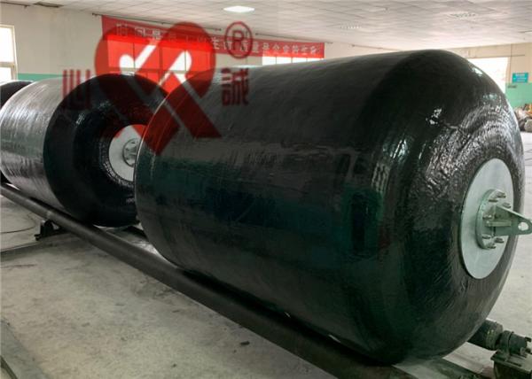 Diâmetro alaranjado dos para-choques 1.5m do barco de Marine Cushion Foam Filled Fenders