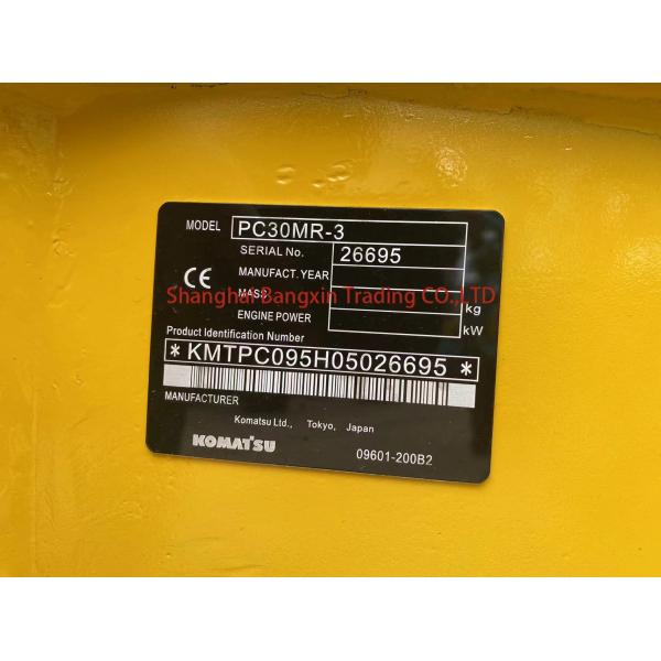 3000 KG Komatsu Used Excavator PC30 for Construction Industry in Excellent Condition