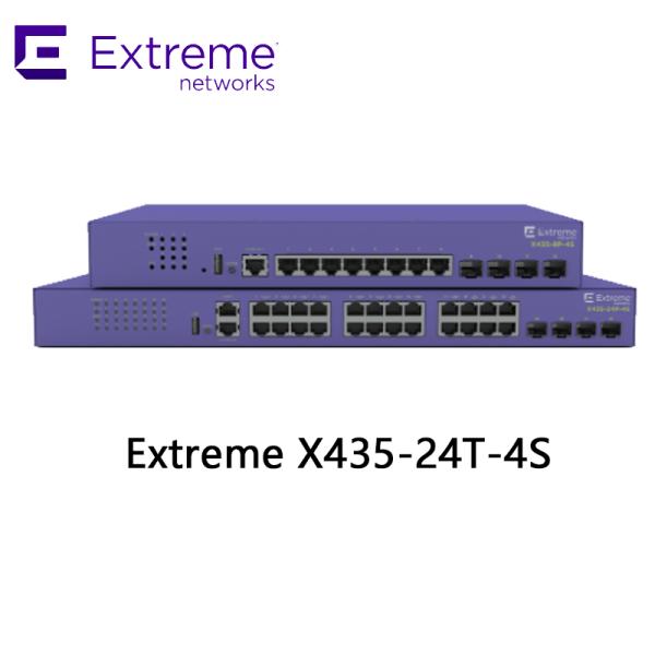 Le plein réseau extrême semi-duplex AVB de 802.3at Poe X435 commutent 24T-4S 48 les ports 216Gbps