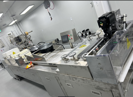 P401 Rice Puffed Bar Production Line Automatic Puffed Rice Bar Forming and Cutting Machine