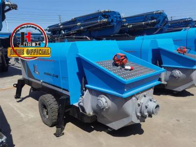 Novo XBS40 bomba de concreto pequena bomba elétrica de concreto trailer bombeamento de cimento