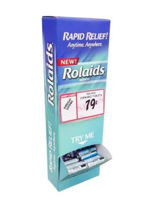 Glossy / Matte Lamination Custom Cardboard Retail Displays Sidekick For Promotion