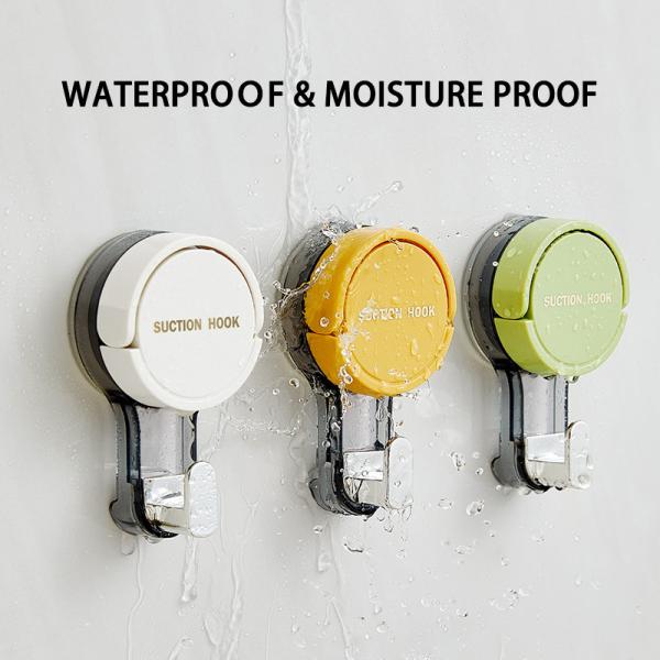 ZASA New Arrive White Yellow Green Vacuum Cup Hook