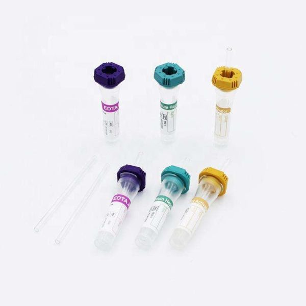 Disposable Capillary Blood Collection Tubes with Vacuum –for Specific Test Requirements