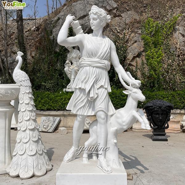 Wilderness Goddess Garden Decor Marble Sculpture Statue Artemis