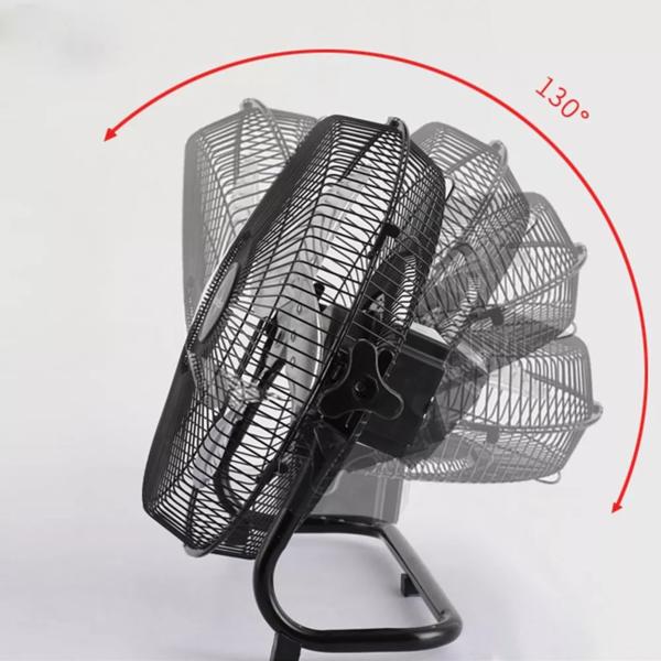 Mini Rechargeable Solar Panel Ventilating Industrial Electric Fan With Camping Led Emergency