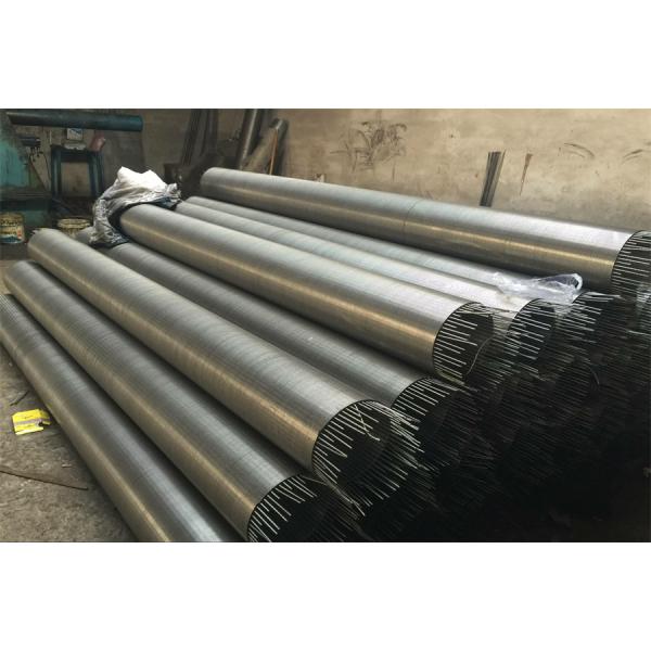 0.1 - tubo de acero inoxidable del alambre 304 antis continuos de la corrosión V de la pantalla de la ranura de 10m m