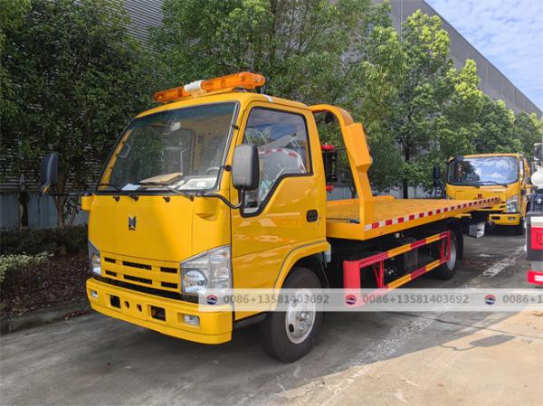 Good Quality 100P Rhd Rollback Tow Truck Bed Flatbed Tow Truck for Sale