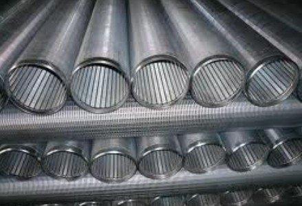 0.1-1.0mm Slot Wedge Wire Screen Panels For Food & Beverage Screens