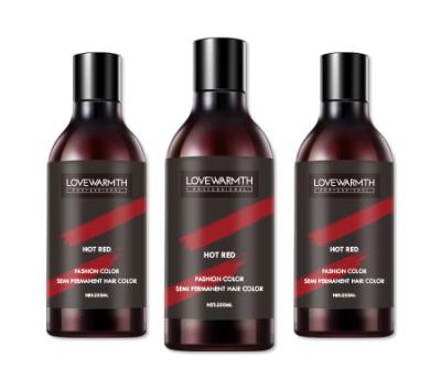 a tintura de cabelo 200ml vermelha provisória, personalizou produtos vermelhos provisórios da cor do cabelo