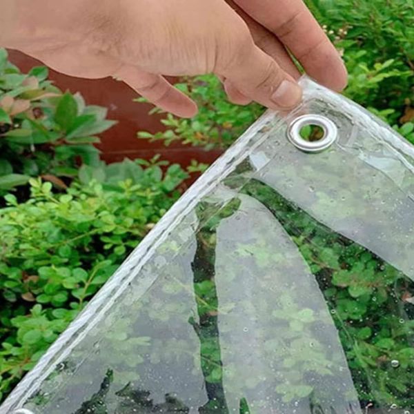 High Transparent PVC Vinyl Tarpaulin Clear Outdoor Wedding Awning Cloth