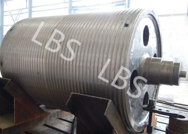 Tipo integral de aço de grande resistência cilindro do guincho da corda de fio para o guincho do guindaste