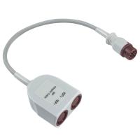 O adaptador de TPU IBP cabografa 12pin o cabo do transdutor do conector macho IBP