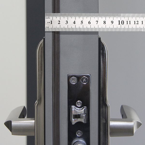 Modern Steel Entrance Door  Invisible Hinge Design  Single Door with Frame