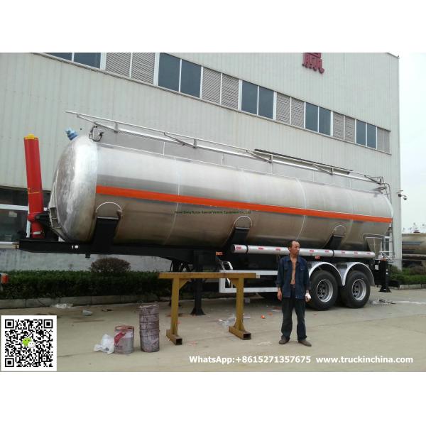 Aluminum Alloy  Wheat Flour Bulk Tanker with Tipping Hydraulic Cylinder (6000USG-10000USG ）whApp:+8615271357675