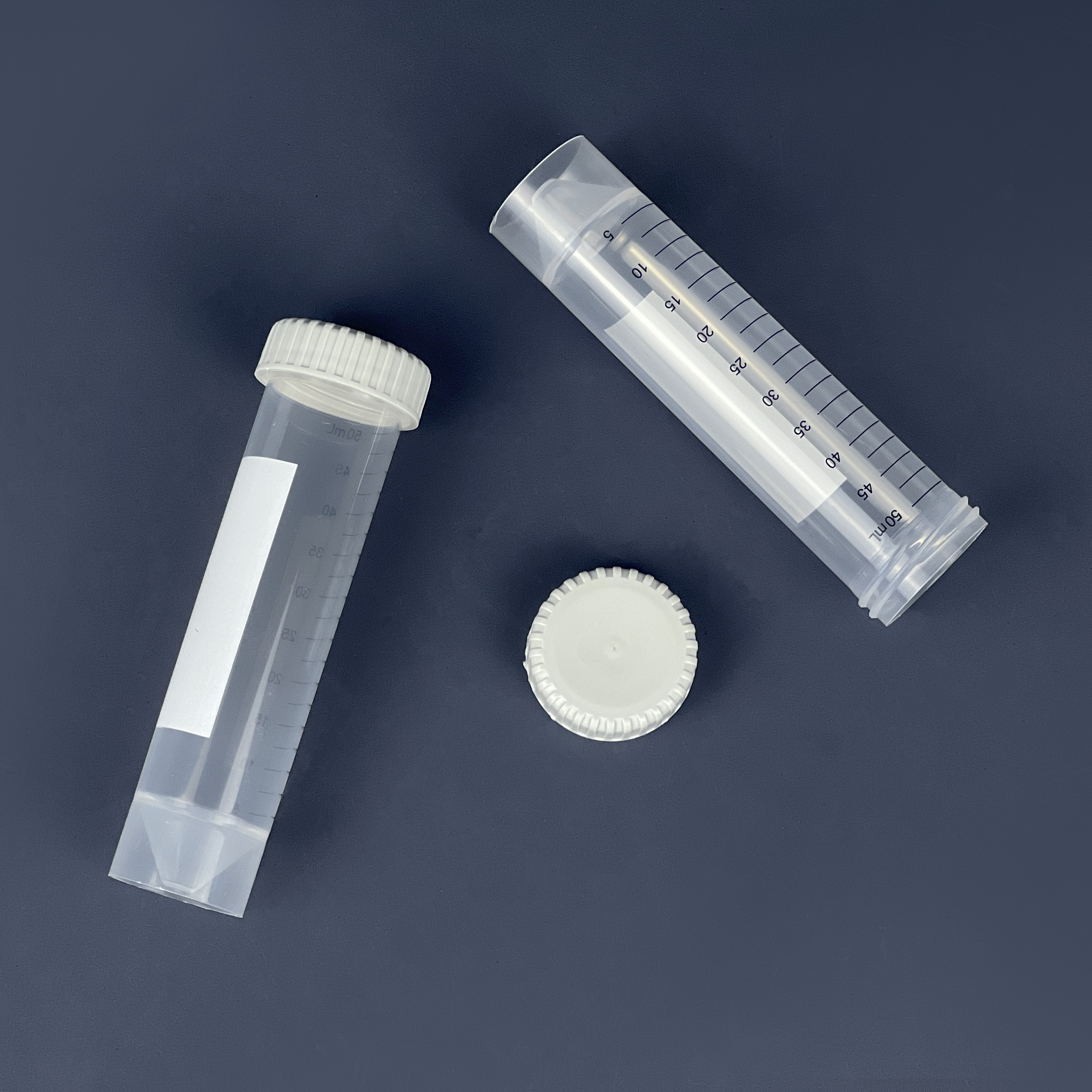 50ml Stand Centrifuge Tubes With Skirted Micro Graduated Sample Tube PP Material