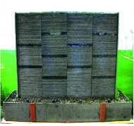 Music Waterfall Cast Stone Garden Fountains For Indoor / Outdoor Use 230 * 60 * 200cm