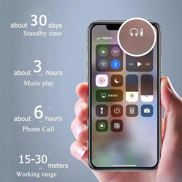 Airoha 1536U Anti Loss Chipset TWS Wireless Earphones For Gym