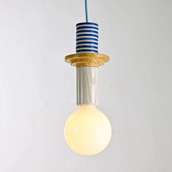 Nordic Lamp Wood LED Pendant Lights Kitchen Home Decor mini pendant lamp(WH-AP-595)