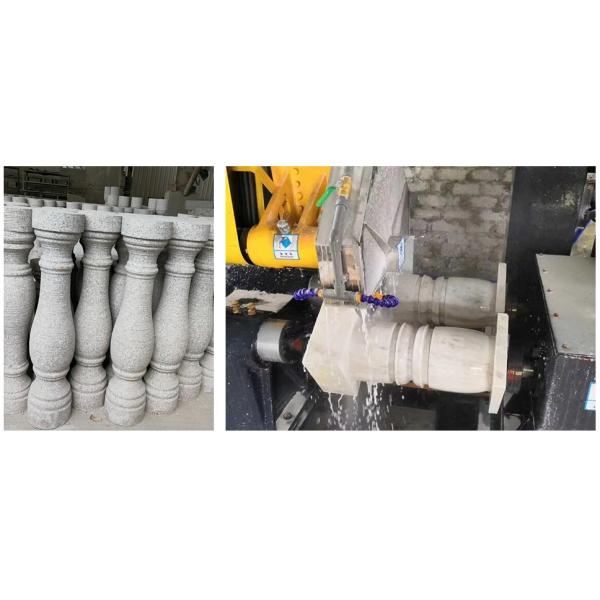 CNC Two Baluster Stone Profiling Machinery For Precise Stone Cutting