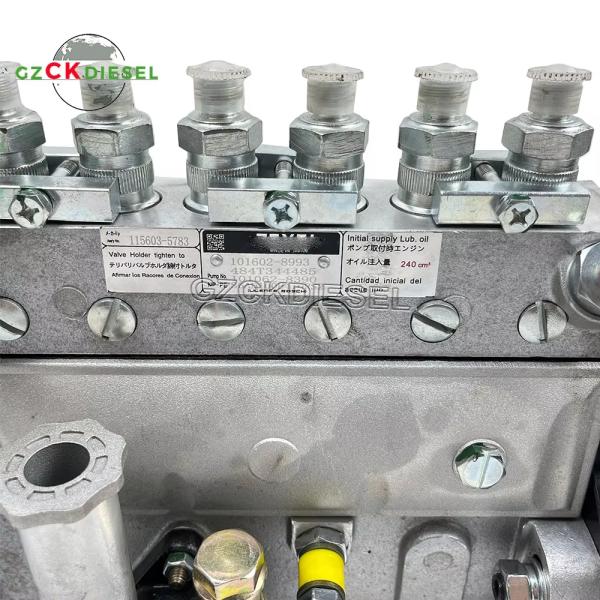 Fuel Injection Pump 1156033783 1-15603223-1 101602-8993 1016028993 For ZX200-5 Excavator 6BG1 Engine