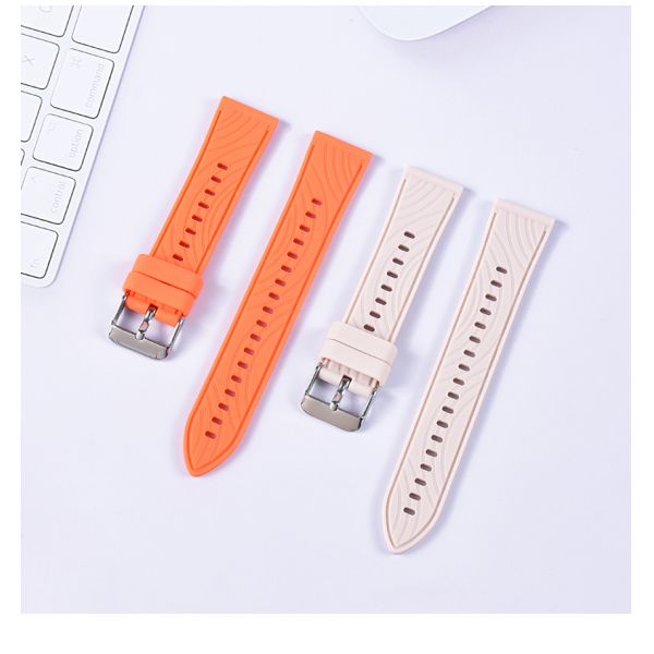 Elegant Curved Soft Silicone Watch Bands · Starting At .20 Each | Custom Logo Available - China Wholesaler SHX