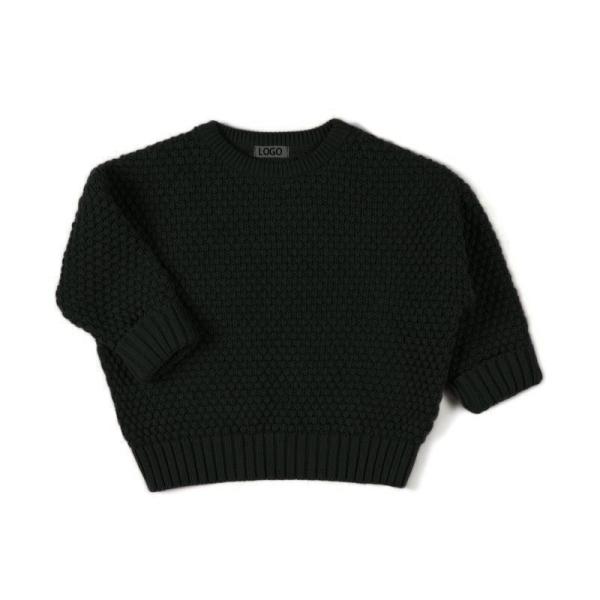 Winter Baby sweaters clothes knitted design custom logo chunky knit baby sweater kids boy