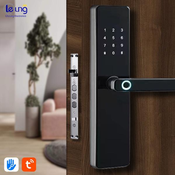 Tuya Wifi App e TT Lock App Controlado Fechadura Digital de Portas com Várias Maneiras de Desbloquear