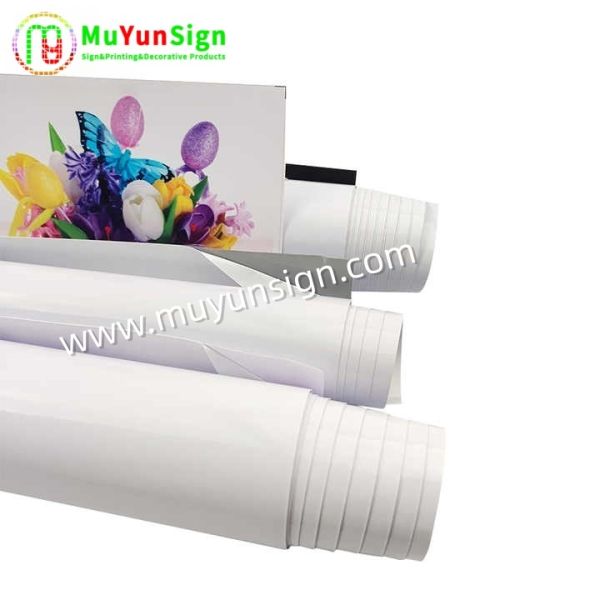 Glossy / Matte Surface Self Adhesive Vinyl Label Solvent Latex UV Inks Printing