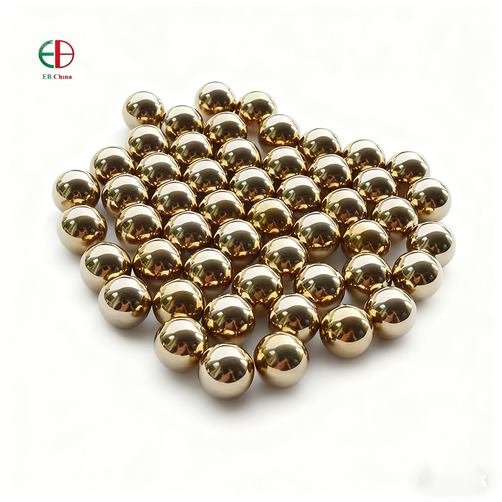EB Copper Gold Tin Plated Brass Balls HRC 62-66 Smooth & Shiny 1-25mm Hardware Parts