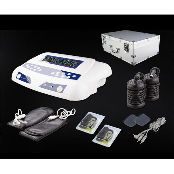 For Two persons AH-805D Dual Screen Display Massage & Relaxation Ion Cleanse Detoxify Foot Spa Machine with FIR belt