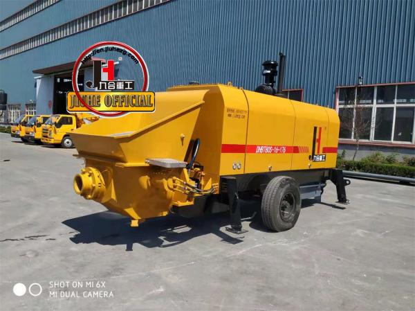 Diesel And Electric Power Type Tow Behind Trailer Stationary Station Concrete Pump Schwing Stetter Concrete Pumps