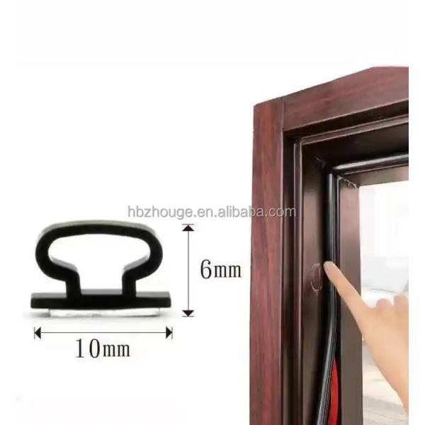 3M Adhesive I-Shaped Strip Customized Silicone Sealing for Anti-Theft Door Protection