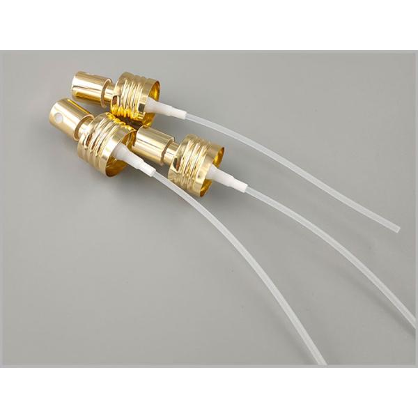 Aluminum Cosmetic Treatment 18mm Cream Dispenser Pump With Clip