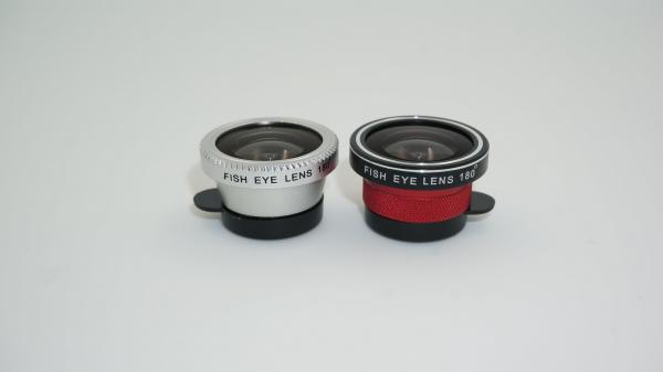 25mm / 27.8mm Caliber Cell Phone Fisheye Lens Clip On Smartphone Camera Lens