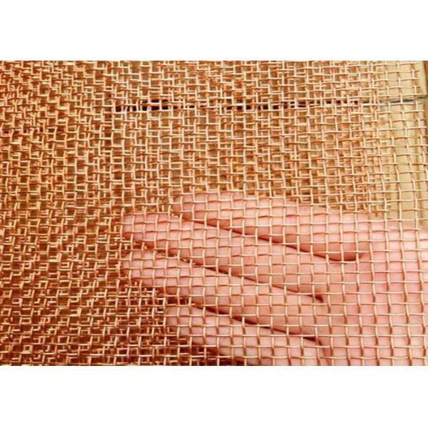Copper Wire Netting Mesh 0.711mm 0.610mm Wire Dia. 6 Mesh