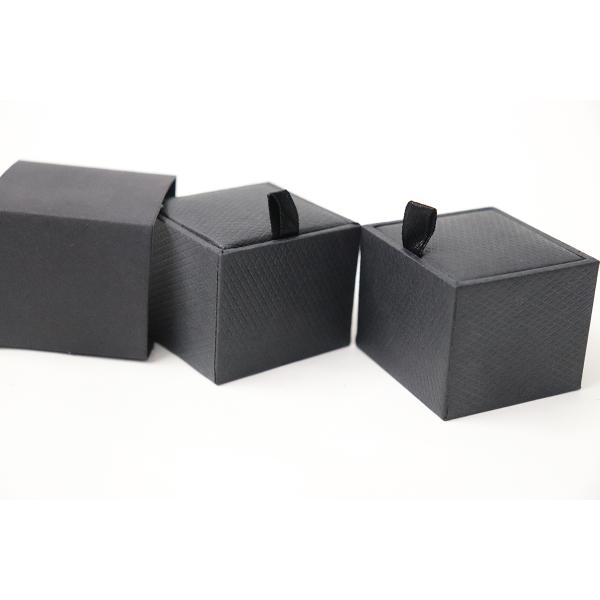 Factory price high quality wholesale fashion velvet cufflink box