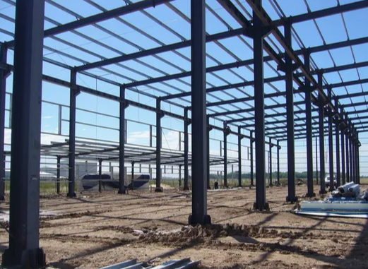 Prefab Steel Building with Q355 Welded H Section Steel, Seismic Resistance Up to 8 Grade, and 50 Years Life Cycle