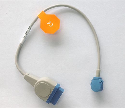 Reusable SpO2 Extension Cable Female Match Pulse Oximeter Cable