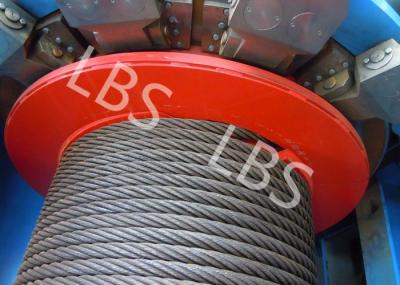 Customized 8 Ton Load Offshore Winch 50 Meter With LBS Grooving For Digging Well