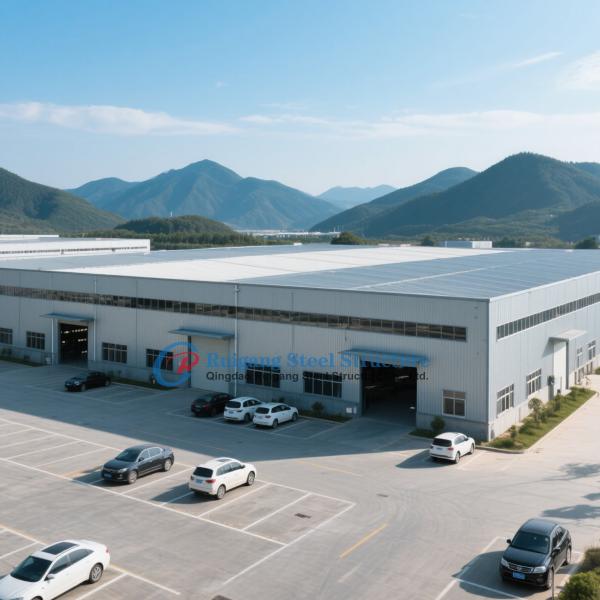 Insulated Steel Warehouse Structure With Galvanized Or Painted Surface