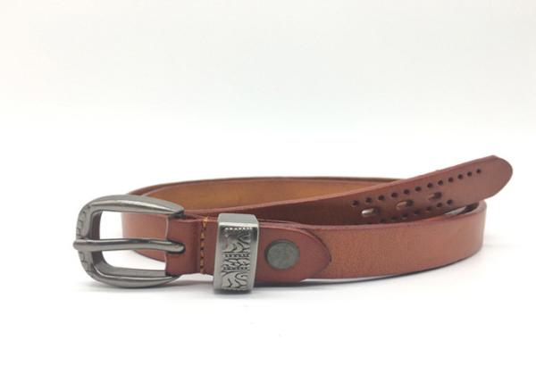 Elegant Women's Fashion Leather Belts , Solid Color Girl Dress Belt With Anti - silver Pin Buckle 7/8”(18mm) Wide