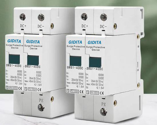IP20 DC 1000V  5-10KA SPD 2P Surge Protector