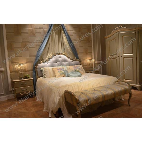 New Arrival Hand Carved French Style Master Room King Bed FB-133