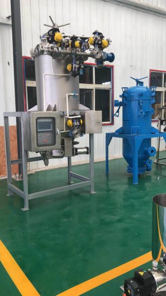 304  316 Stainless Steel Candle Filter Housing For Food Oil  Chemical Manual Valves