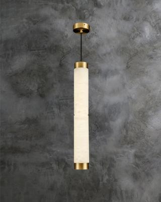 Alabaster Bedside Ceiling Lights 80*500mm Bedside Pendant Lights 10W